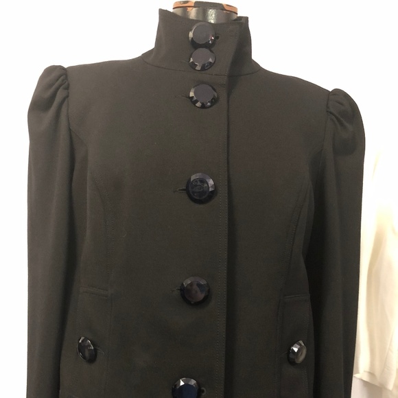 INC International Concepts Jackets & Blazers - INC Women's Jacket Black w/ Gem Buttons Size Large